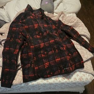 Eddie Bauer Patterned 1/4 Zipup Fleece